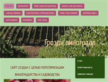 Tablet Screenshot of grozdivinograda.com